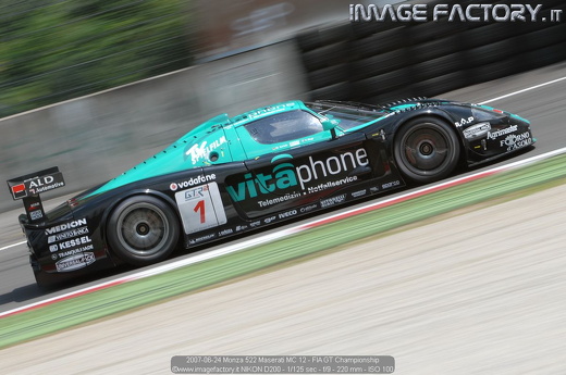 2007-06-24 Monza 522 Maserati MC 12 - FIA GT Championship